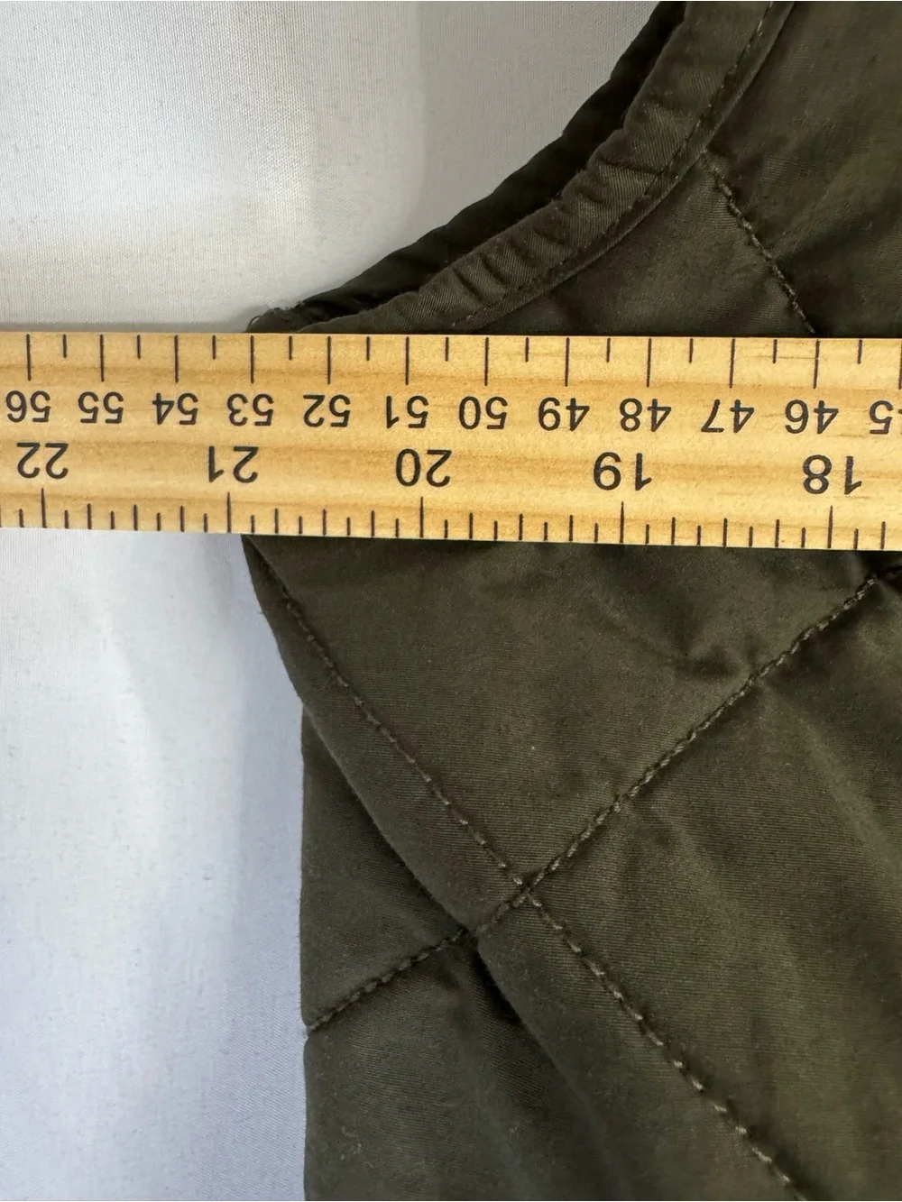 J.‎ Crew Quilted Dark Olive Vest with Stand Collar